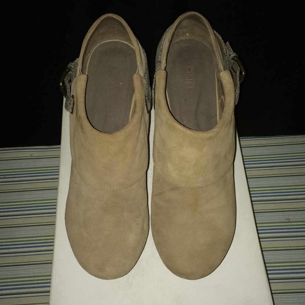 Suede Platform Stiletto Pumps